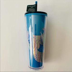 Starbucks color change Mermaid venti tumbler 2021 NWT